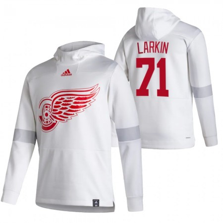 Detroit Red Wings dylan larkin 71 2020-21 Reverse Retro Pullover Mikiny Hooded - Pánské